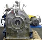 Used Tema H350 Conturbex Horizontal Worm/Screen Centrifuge. 316 Stainless steel construction on product contact areas. 10 Degree basket design, 3