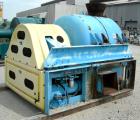 USED: Tema HSG-1100 screening centrifuge, carbon steel. Constant angle bowl design, 48