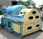 USED: Tema HSG-1100 screening centrifuge, carbon steel. Constant angle bowl design, 48