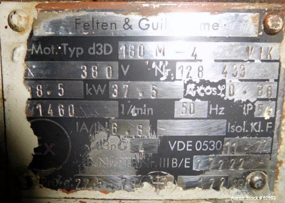 Used Alfa Laval Vertical Basket Centrifuge, Type PAZ12506