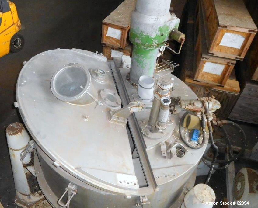 Used Alfa Laval Vertical Basket Centrifuge, Type PAZ12506