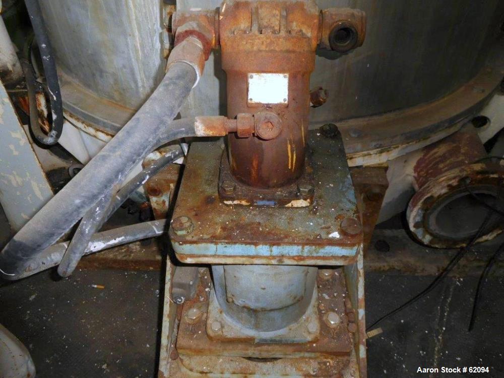 Used Alfa Laval Vertical Basket Centrifuge, Type PAZ12506