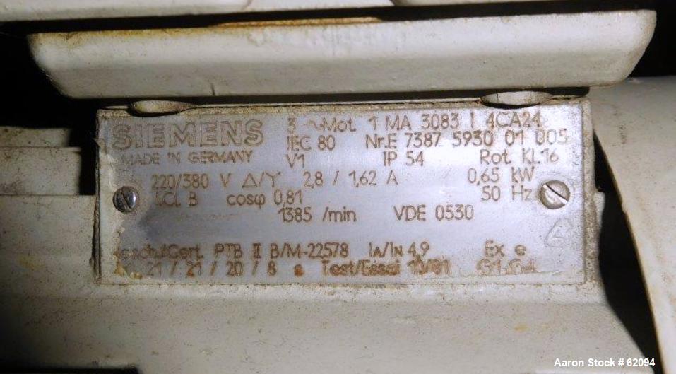 Used Alfa Laval Vertical Basket Centrifuge, Type PAZ12506
