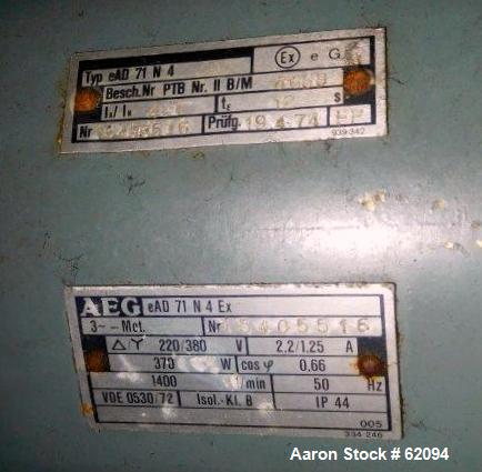 Used Alfa Laval Vertical Basket Centrifuge, Type PAZ12506