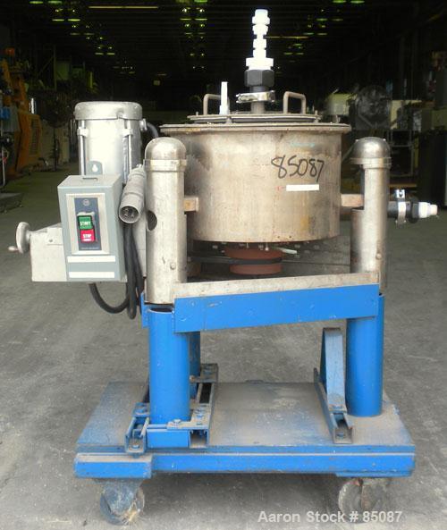 Used Ametek Centerslung Perforated Basket Centrifuge, Model 84