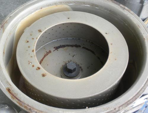 Used Ametek Centerslung Perforated Basket Centrifuge, Model 84
