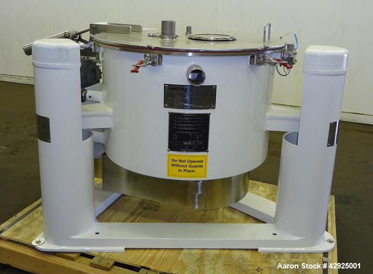 Reconditioned: Ametek Tolhurst 24 x 12 Perforated Basket Centrifuge