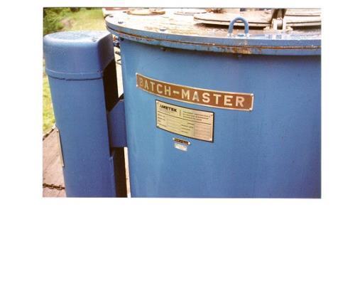 Used- Ametek Tolhurst Center Slung Centrifuge. Size 32 x 20, Batchmaster. 0-1325 rpm basket. 110 lb./cf density rating. Falk...
