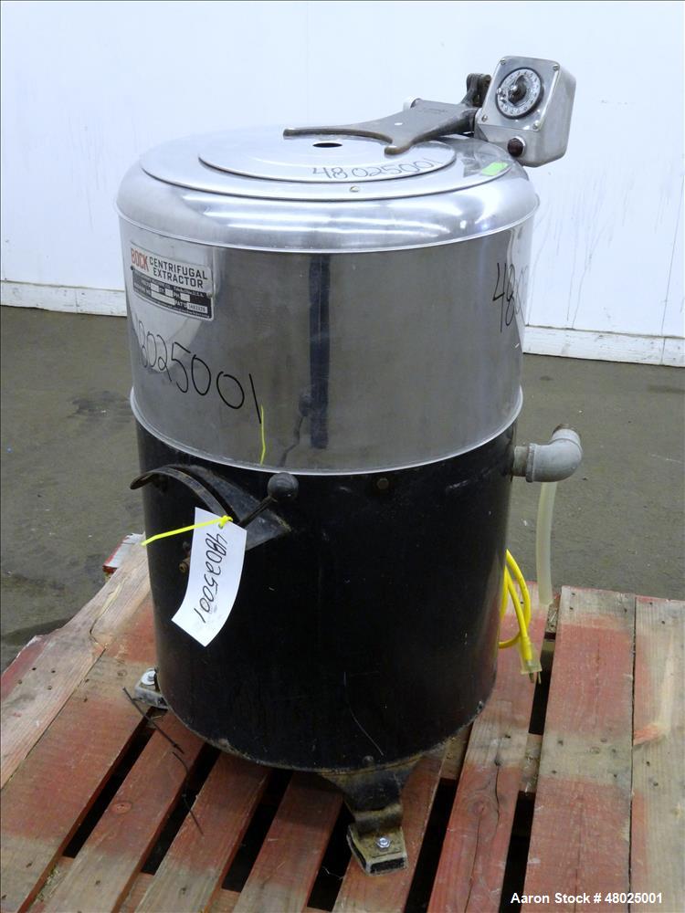 Used Bock Centrifugal Extractor, Model 24-BC.