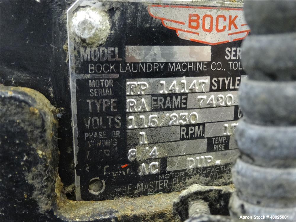 Used Bock Centrifugal Extractor, Model 24-BC.