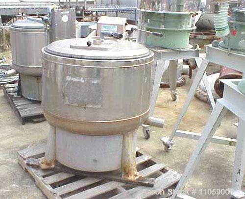 Unused-Bock 805TX perforated basket centrifuge, stainless steel construction on product contact areas. Top load, top unload,...