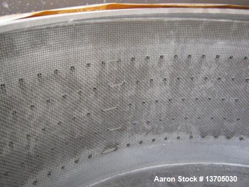Used- Broadbent 34" x 14", Series E, Perforated Basket Centrifuge