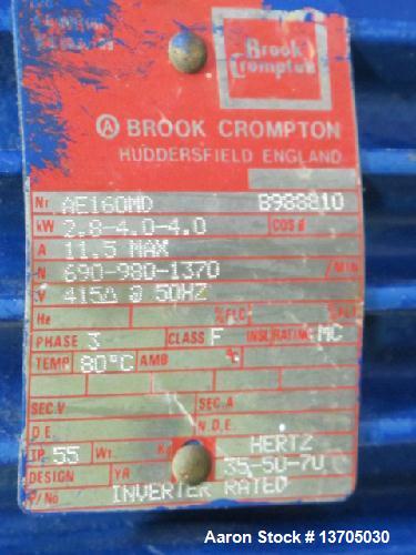 Used Broadbent 34" x 14", Series E, Perforated Basket Centrifuge
