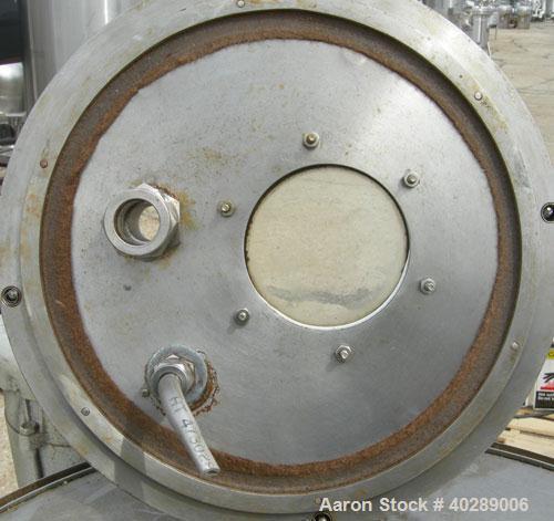 Used Tolhurst/Ametek center slung 16" x 6" perforated basket centrifuge, 316 stainless steel construction (product contact areas), top load, top unload, max bowl speed 1880 rpm, variable speed drive,...