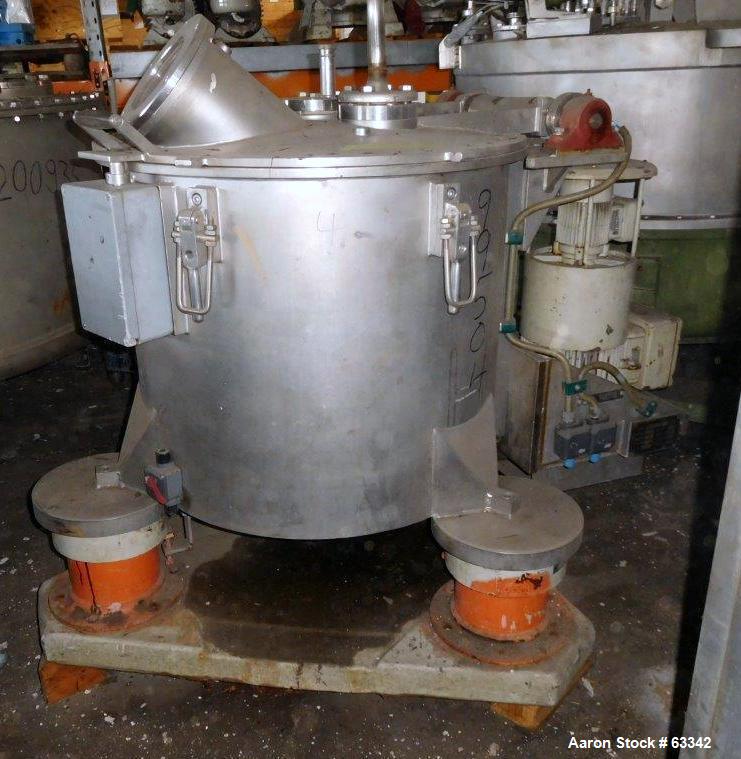 Used Ellerwerk Perforated Basket Centrifuge, Type 733C