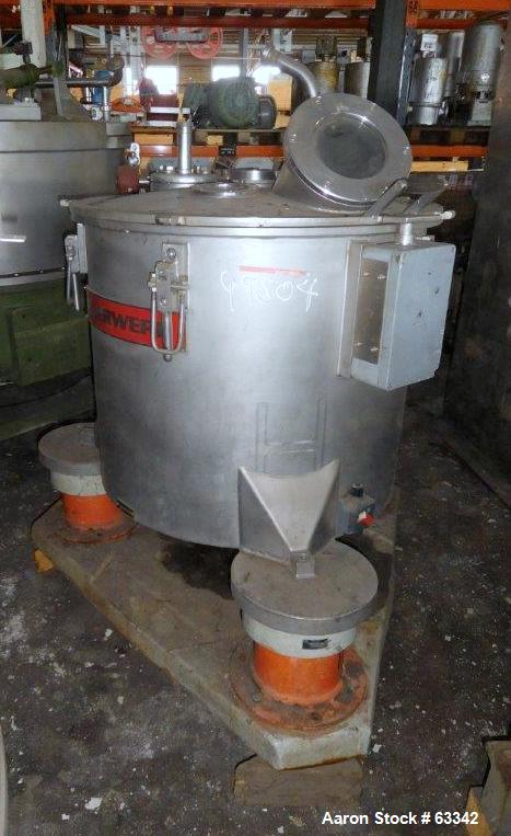 Used Ellerwerk Perforated Basket Centrifuge, Type 733C