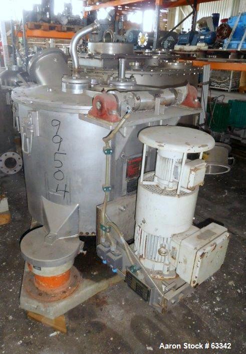 Used Ellerwerk Perforated Basket Centrifuge, Type 733C