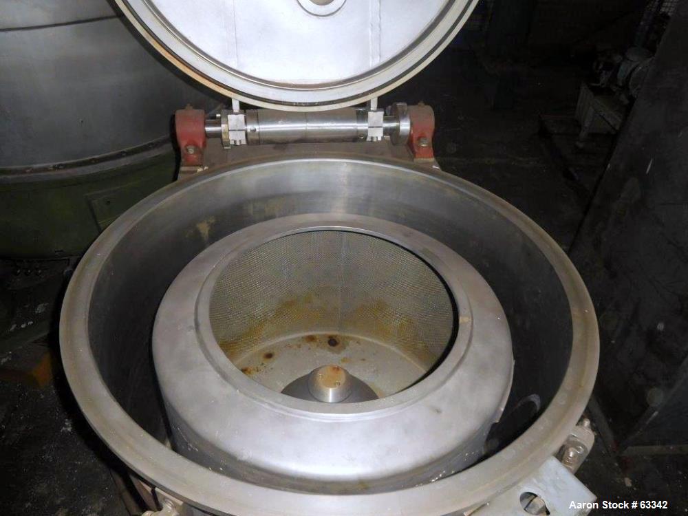 Used Ellerwerk Perforated Basket Centrifuge, Type 733C