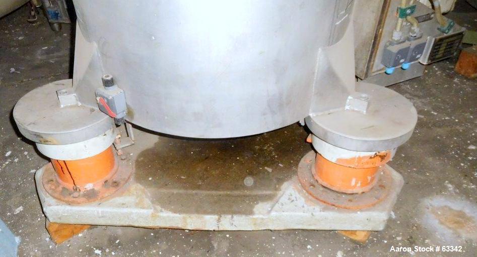 Used Ellerwerk Perforated Basket Centrifuge, Type 733C