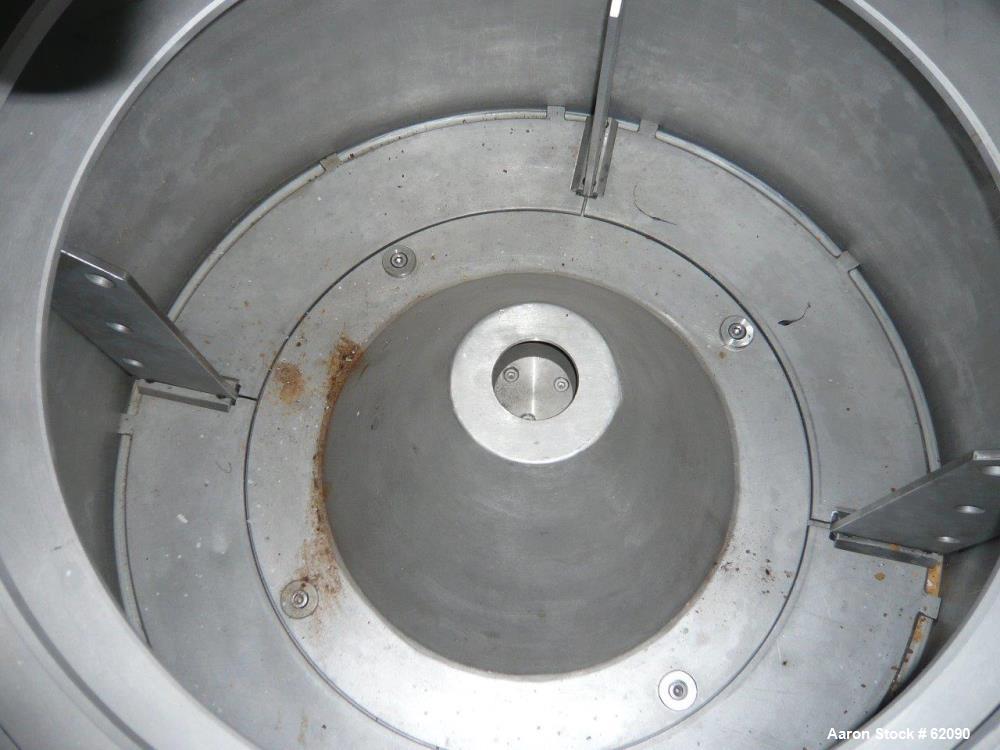 Used Stainless Steel Ellerwerk Vertical Basket Centrifuge, Type 734