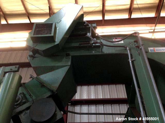 Used Mayfran Chip Wringer System, Model TD 5000. (Chip wringers (or chip centrifuges) dry chips from machining or grinding sludge to recover valuable coolant, and increasing their scrap value. These ...