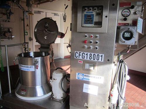Used Rousselet / Robatel Basket Centrifuge, Model RC50VXR