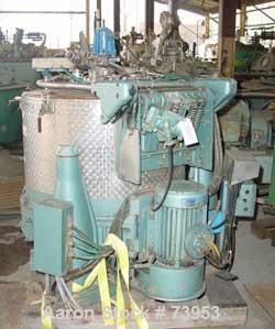 Used Stainless Steel Rousselet Perforated Basket Centrifuge, Model SC85-3KSAR