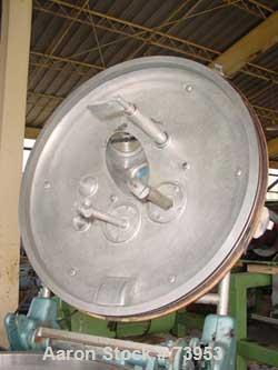 Used Stainless Steel Rousselet Perforated Basket Centrifuge, Model SC85-3KSAR