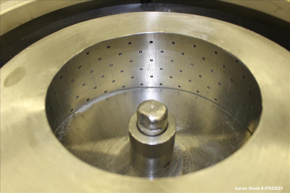 Used Fletcher/Sharples 14" x 6" Fletcher Perforated Basket Centrifuge, Size 14.