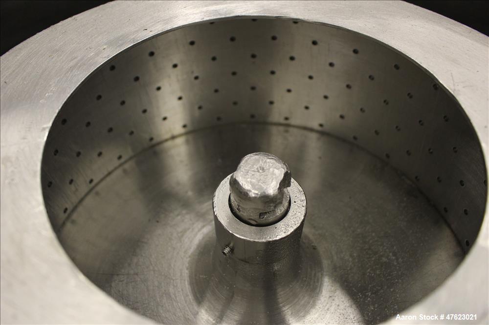 Used Fletcher/Sharples 14" x 6" Fletcher Perforated Basket Centrifuge, Size 14.