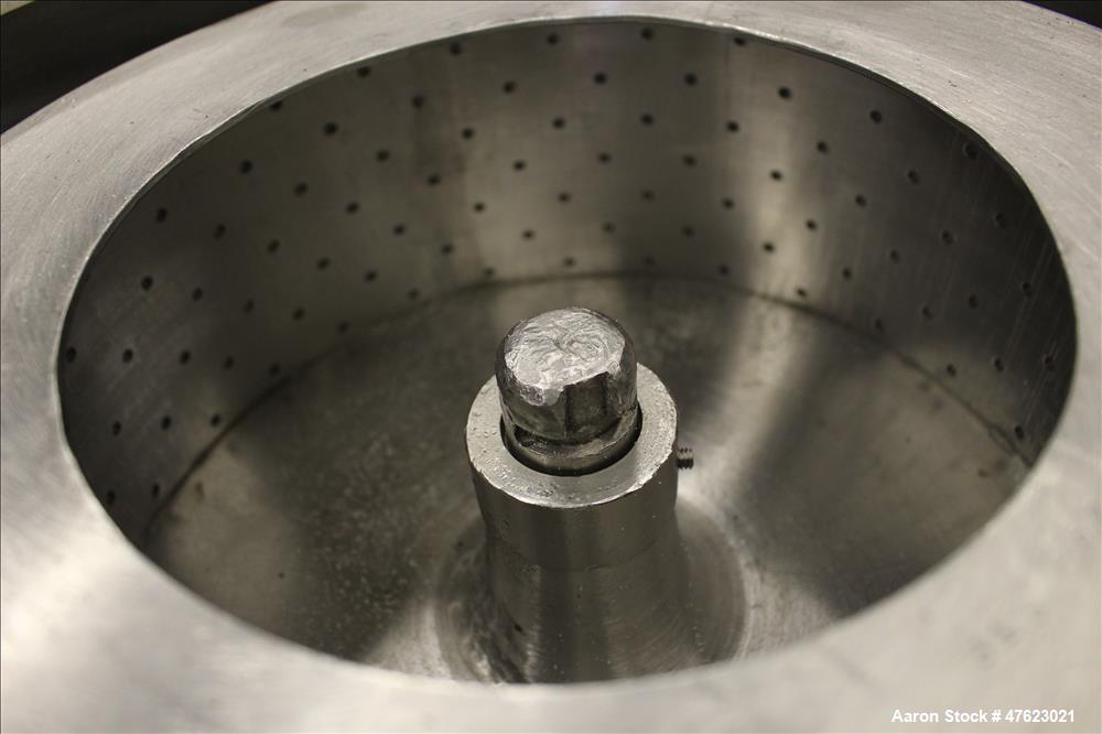 Used Fletcher/Sharples 14" x 6" Fletcher Perforated Basket Centrifuge, Size 14.