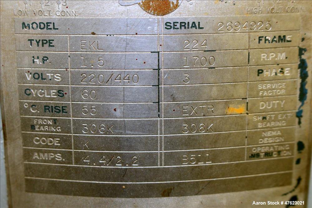 Used Fletcher/Sharples 14" x 6" Fletcher Perforated Basket Centrifuge, Size 14.