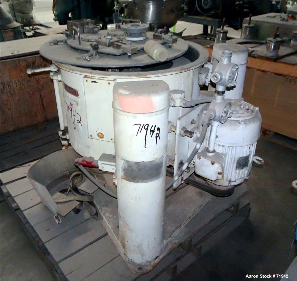 Used- Ametek/Tolhurst Perforated Basket Centrifuge