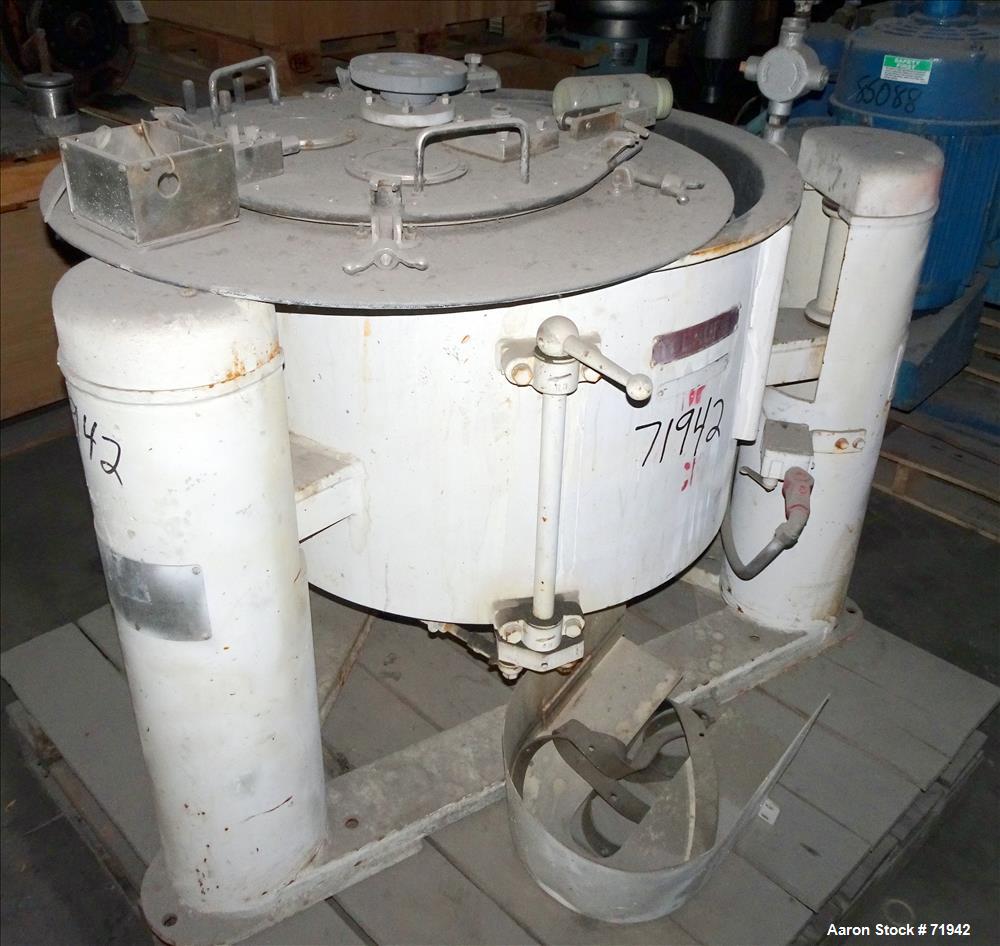 Used- Ametek/Tolhurst Perforated Basket Centrifuge