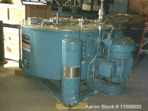 Used-Tolhurst Ametek Basket/Batch Center-Slung Centrifuge