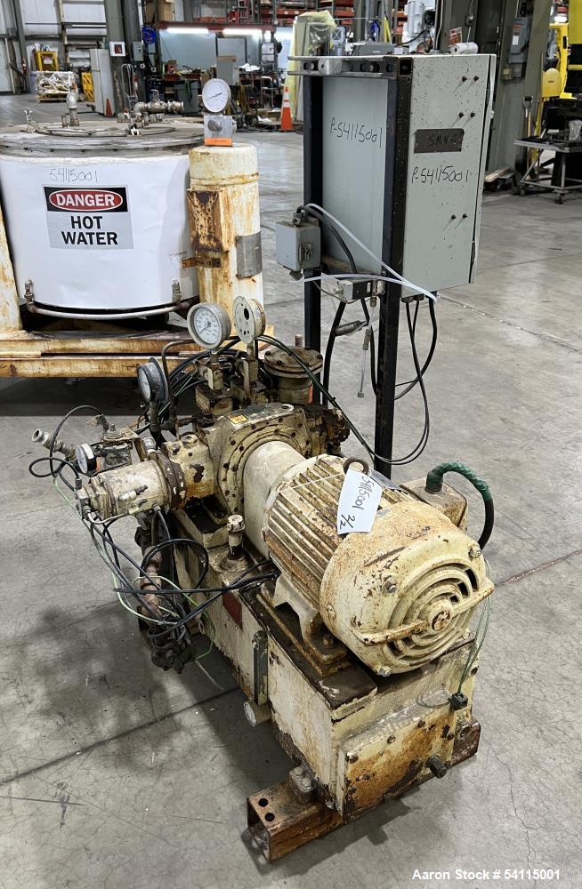 Used Tolhurst 30” Basket Centrifuge | Top Unload | 0–1000 RPM | Stainless Steel | Hydraulic Drive | 7.5 HP Motor