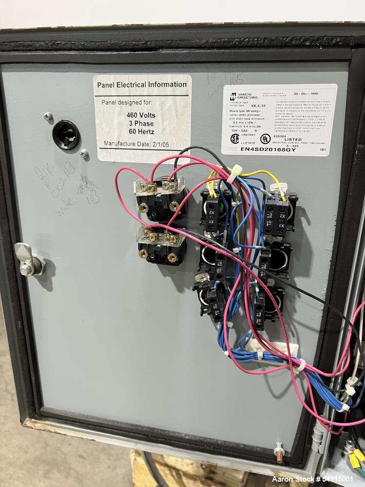 Used Tolhurst 30” Basket Centrifuge | Top Unload | 0–1000 RPM | Stainless Steel | Hydraulic Drive | 7.5 HP Motor