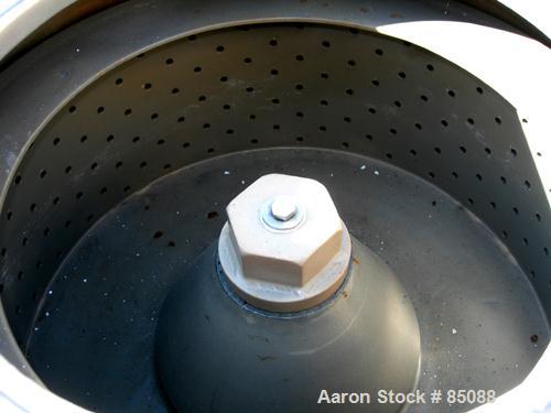 Used Tolhurst Perforated Basket Centrifuge