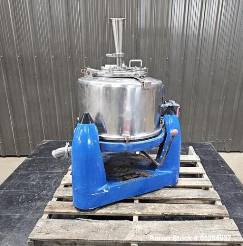 Used US Filtermaxx PTDM25 Basket Centrifuge | 25 kg Capacity, Food Grade
