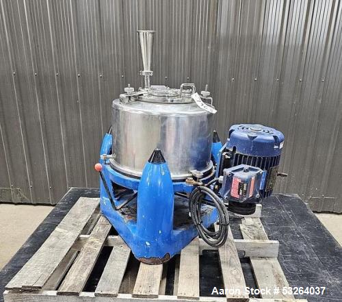 Used US Filtermaxx PTDM25 Basket Centrifuge | 25 kg Capacity, Food Grade