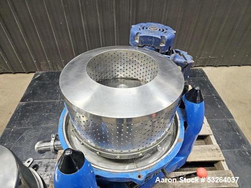 Used US Filtermaxx PTDM25 Basket Centrifuge | 25 kg Capacity, Food Grade