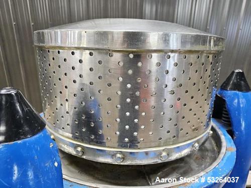 Used US Filtermaxx PTDM25 Basket Centrifuge | 25 kg Capacity, Food Grade