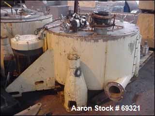 Used- Stainless Steel ATM Perforated Basket Centrifuge