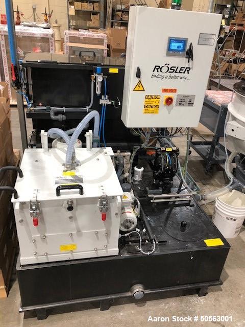 Used Rosler Z800 Solid Wall Basket Centrifuge