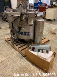 Andritz/Ametek 30" x 18" Centerslung Perforated Basket Centrifuge