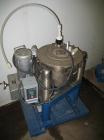 Used- Ametek Centerslung Perforated Basket Centrifuge, Model 84