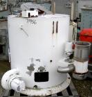 USED: Barrett washer dryer centrifuge, model WDS. Stainless steel. Approximately 36