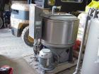 Used Bock 805TX perforated basket centrifuge, stainless steel construction on product contact areas. Top load, top unload, max bowl speed 2250 rpm, 2.19 cubic foot cake capacity, hinged inspection do...