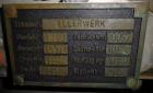 Used Ellerwerk Perforated Basket Centrifuge, Type 733C