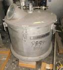 Used- Stainless Steel Ellerwerk Vertical Basket Centrifuge, Type 734